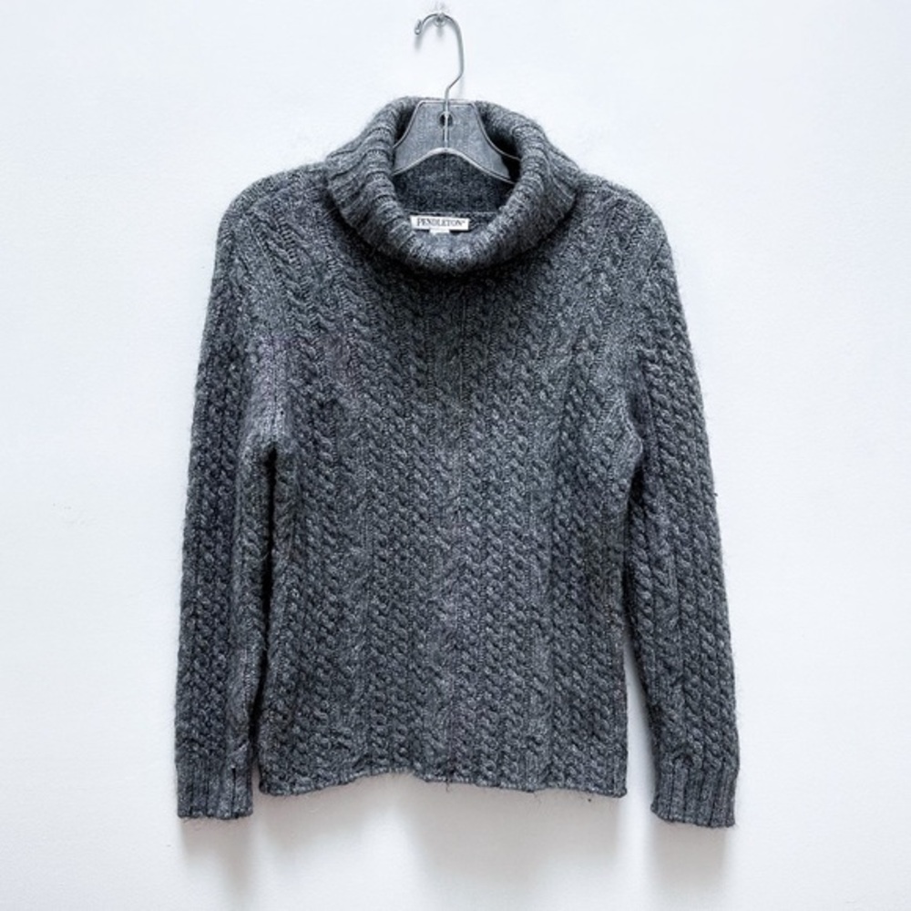 Pendleton Gray Cowl Neck Sweater